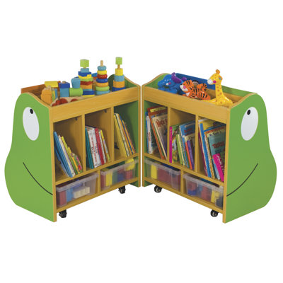 ECR4kids Frog Mobile Book Storage (2-Piece)