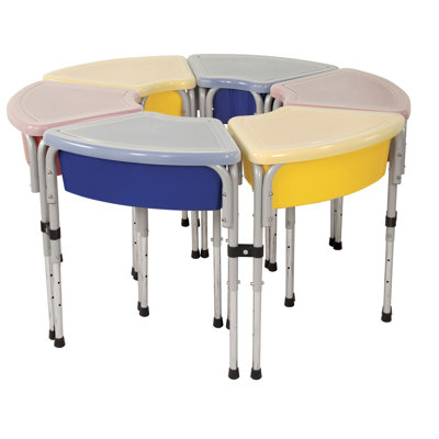 ECR4kids 6 Station Ellipse Sand & Water Center w/ Lids