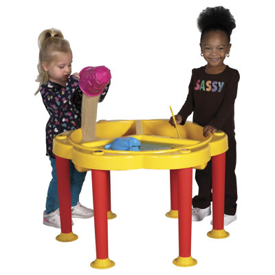 ECR4kids Sand and Water Play Table With Cover