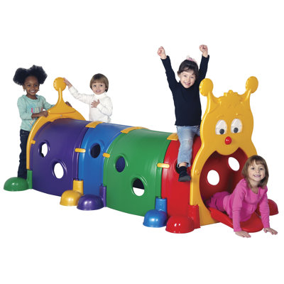 ECR4kids "Gus" Four Section Climb-n-Crawl Caterpillar Tunnel Playground
