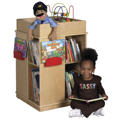 ECR4kids Square Book Display - Birch