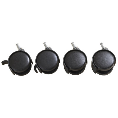ECR4kids Four Piece Kolored Cots Casters Set