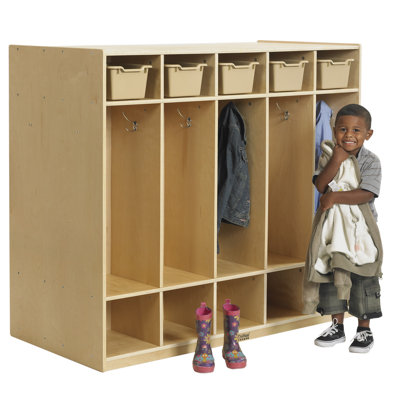 ECR4kids 10 Section Double Sided Coat Locker
