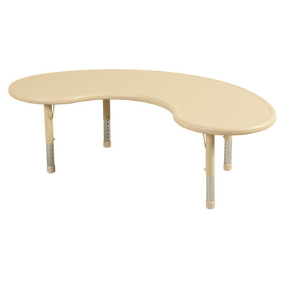 ECR4kids Kids Half Moon Table