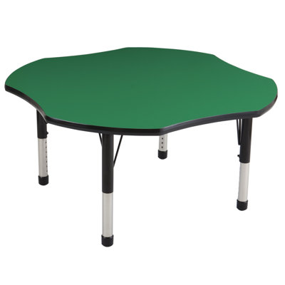 ECR4kids 48" Clover Adjustable Activity Table