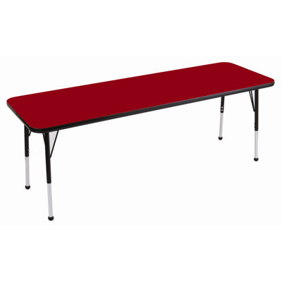 ECR4kids 24" x 72" Rectangular Adjustable Activity Table