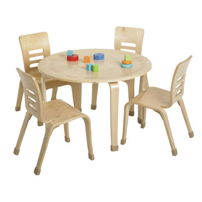 ECR4kids 30" Round Bentwood Play Table
