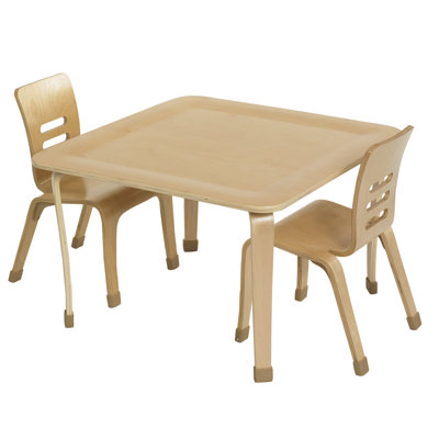 ECR4kids 30" Square Bentwood Play Table