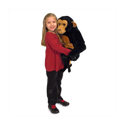Melissa and Doug Chimpanzee Plush Stuffed Animal