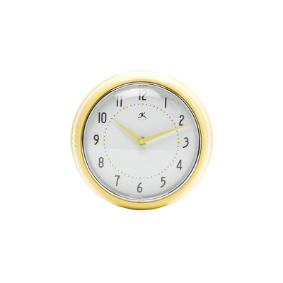 Infinity Instruments Retro Wall Clock in Aura