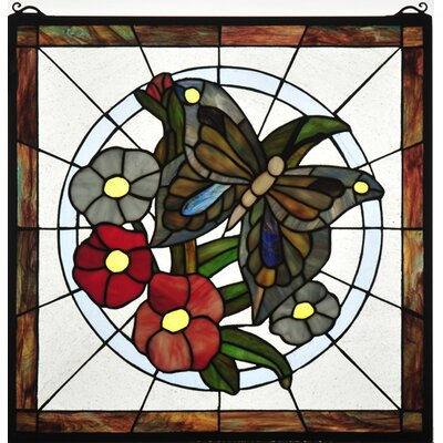 Meyda Tiffany Butterfly Stained Glass Window & Reviews 