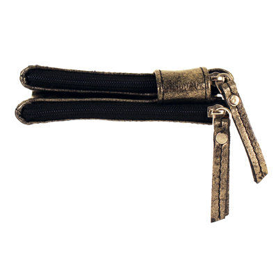 Latico Leathers Art Yasmine Medium Double Zip Wallet