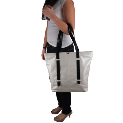 Latico Leathers Bobbie Metallic Block Large Tote