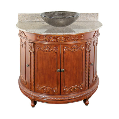 JSG Oceana Semi-Circle Bathroom Vanity Set
