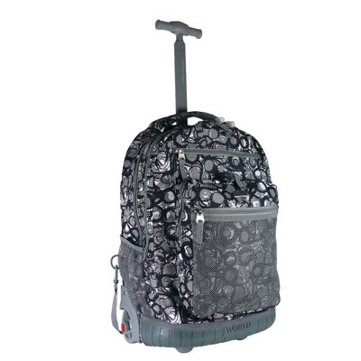 J World Sundance Rolling Backpack with Laptop Sleeve