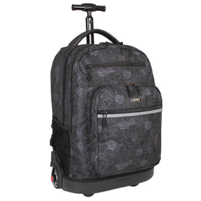 J World Sundance Rolling Backpack with Laptop Sleeve