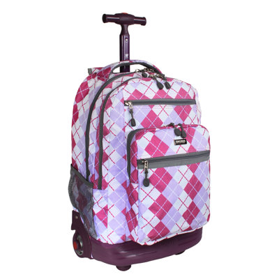 J World Sundance Rolling Backpack with Laptop Sleeve
