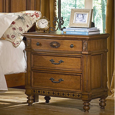Southern Heritage 3 Drawer Nightstand by kathy ireland Home by Vaughan -image