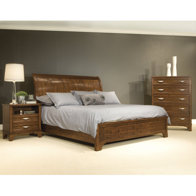 Radiance Sleigh Bedroom Collection by kathy ireland Home by Vaughan -image