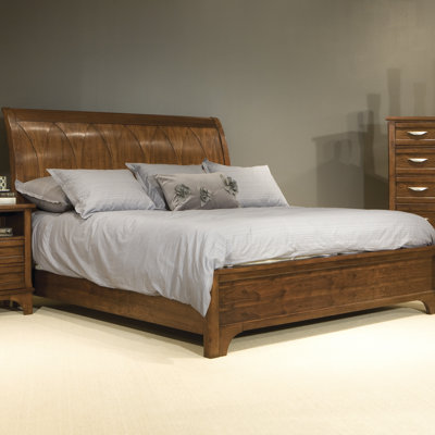Radiance Sleigh Bed by kathy ireland Home by Vaughan -image