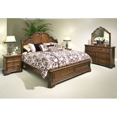 Romantic Dreams Sleigh Bedroom Collection by kathy ireland Home by Vaughan -image
