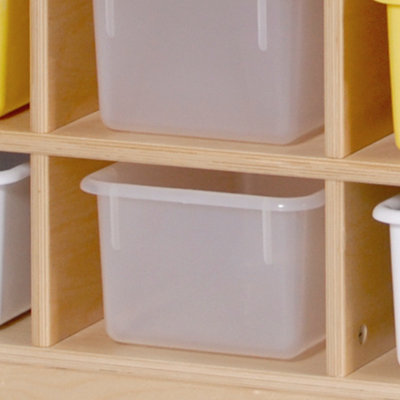 Steffy Wood Products 25 Tray Cubby Storage with Tray