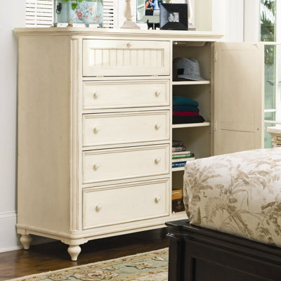 Steel Magnolia 4 Drawer Gentleman's Chest by Paula Deen Home -image