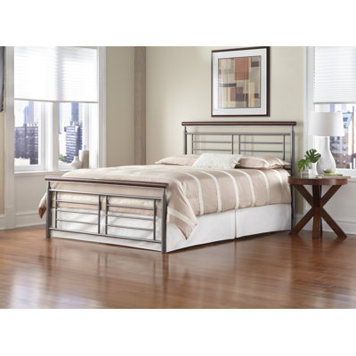 Fontane California King Metal Bed by Leggett & Platt -image
