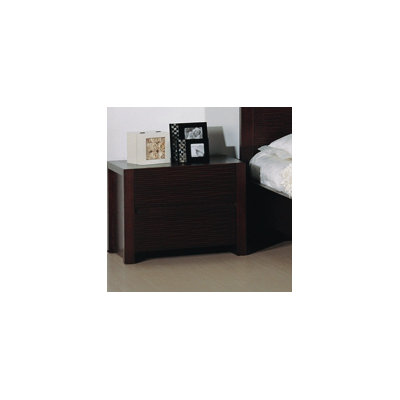 Click To Image : Etch 2 Drawer Nightstand by Beverly Hills Furniture Now