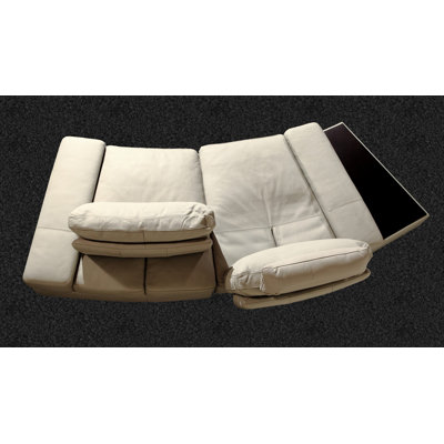 Hokku Designs Modi Leather Modular Loveseat