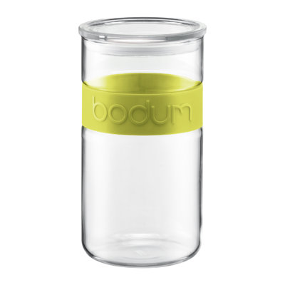 Bodum Presso Glass Storage Jar with Silicone Band