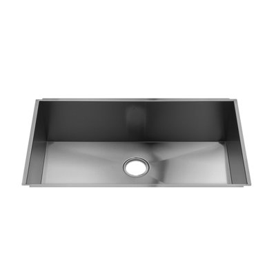 Julien UrbanEdge 34" x 19.5" Undermount Stainless Steel Kitchen Sink