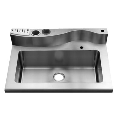 Julien Classic 36' x 26' Worktop Stainless Steel Single Bowl Kitchen Sink