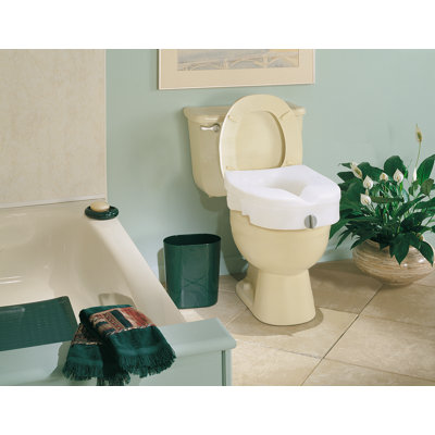 Carex E-Z Lock Raised Toilet Seat