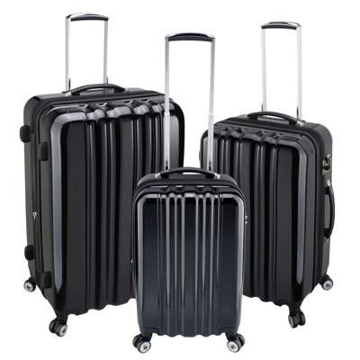 Heys USA zCase 3 Piece 4 Wheels Spinner Luggage Set