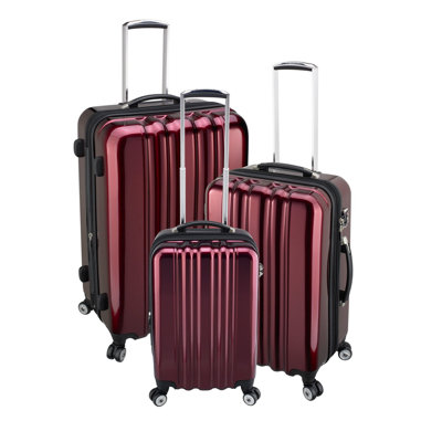 Heys USA zCase 3 Piece 4 Wheels Spinner Luggage Set