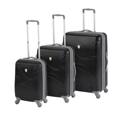 Heys USA Eco-Friendly Leaves 3 Piece Spinner Luggage Set