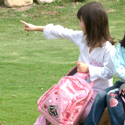 Three Sweets Sparkle Backpack in Pink