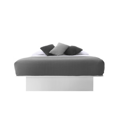 Eva Basic Platform Bed in Pure White by Stellar Home Furniture -image