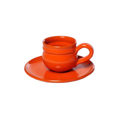 La Vita Vera Mamma Ro Demitasse and Saucer Set