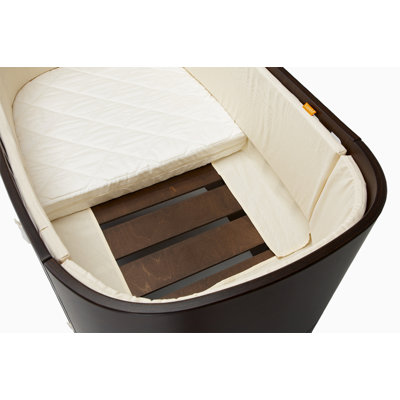 Leander Crib in Walnut with Mattress