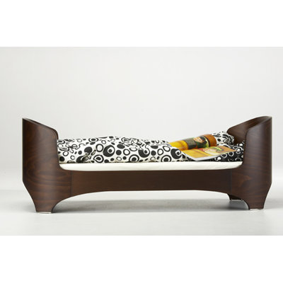 Leander Crib in Walnut with Mattress