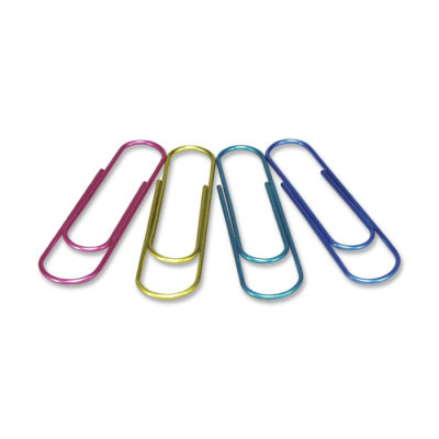 Baumgartens Metallic Paper Clip, 4", Assorted