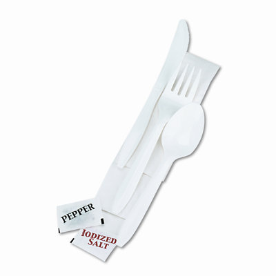 Boardwalk Cutlery Kit, 250/Carton