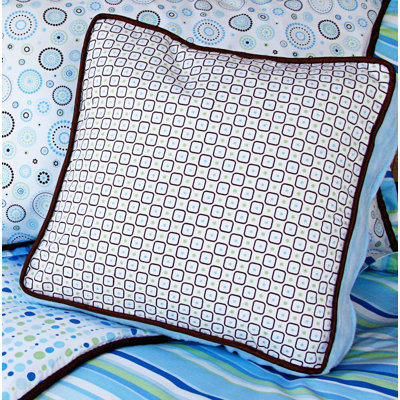 Caden Lane Classic Blue Square Pillow