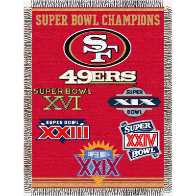 Northwest Co. NFL Commemorative Tapestry Throw