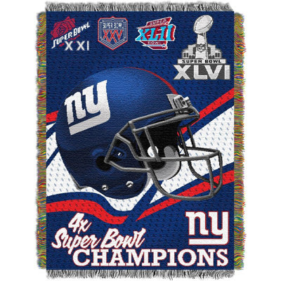 Northwest Co. NFL Commemorative Tapestry Throw