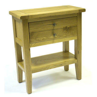 World Furniture Provence Two Drawer Console Table in Oak