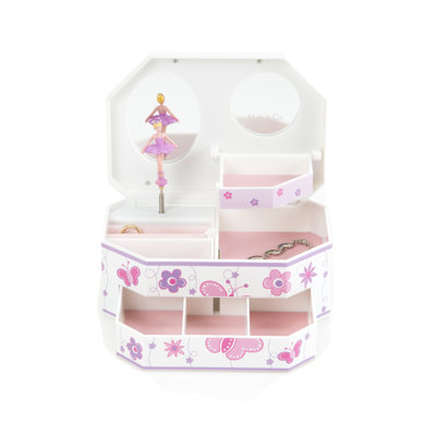 Mele Kelsey Girl's Glitter Fly Musical Ballerina Jewelry Box