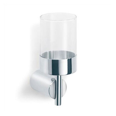 Blomus Duo Polished Wall-Mounted Toothbrush Glass